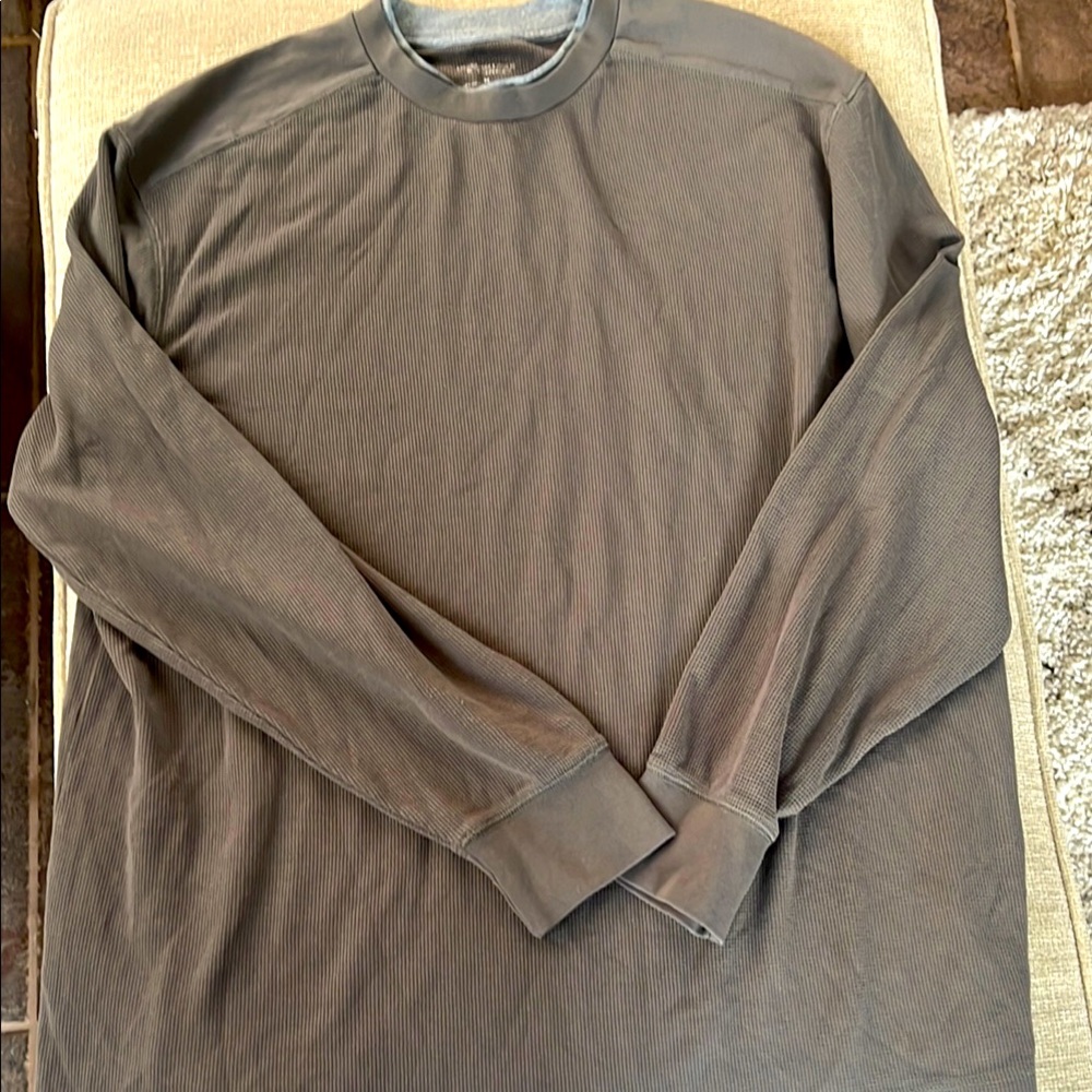 Men's XL Gray Long Sleeve Shirt